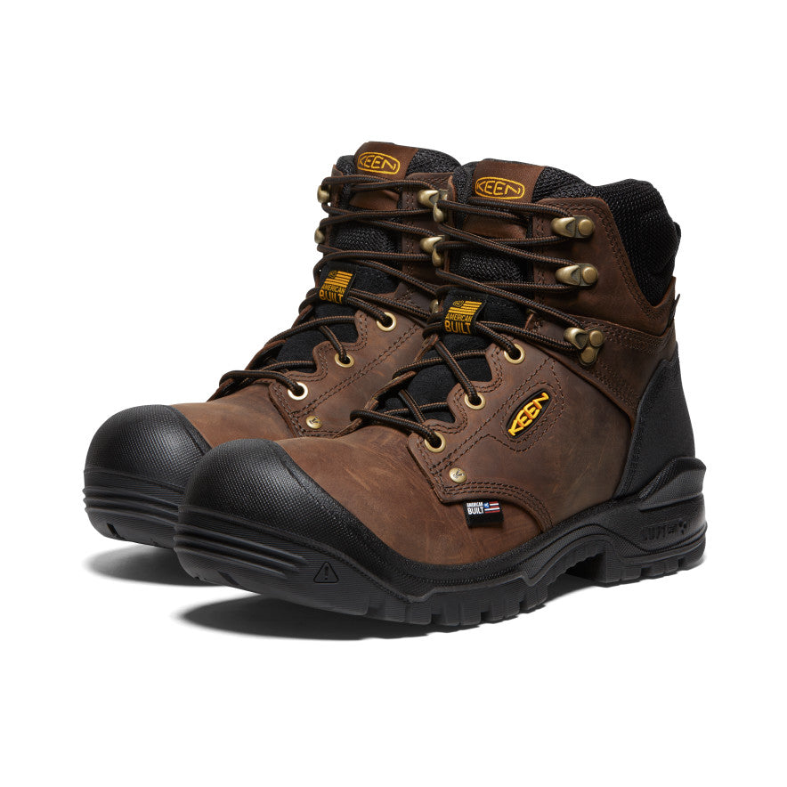 Men's Independence 6 Waterproof Boot (Soft Toe) | Dark Earth/Black - Image 2