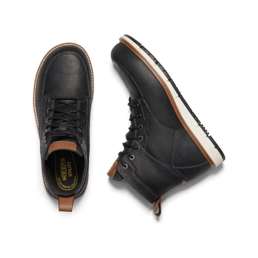 Men's San Jose 6 Boot (Aluminum Toe) | Black/Caramel Cafe - Image 4