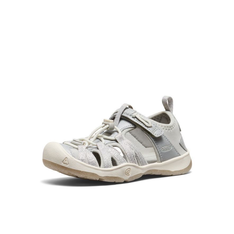 Little Kids' Moxie Sandal | Silver - Image 3