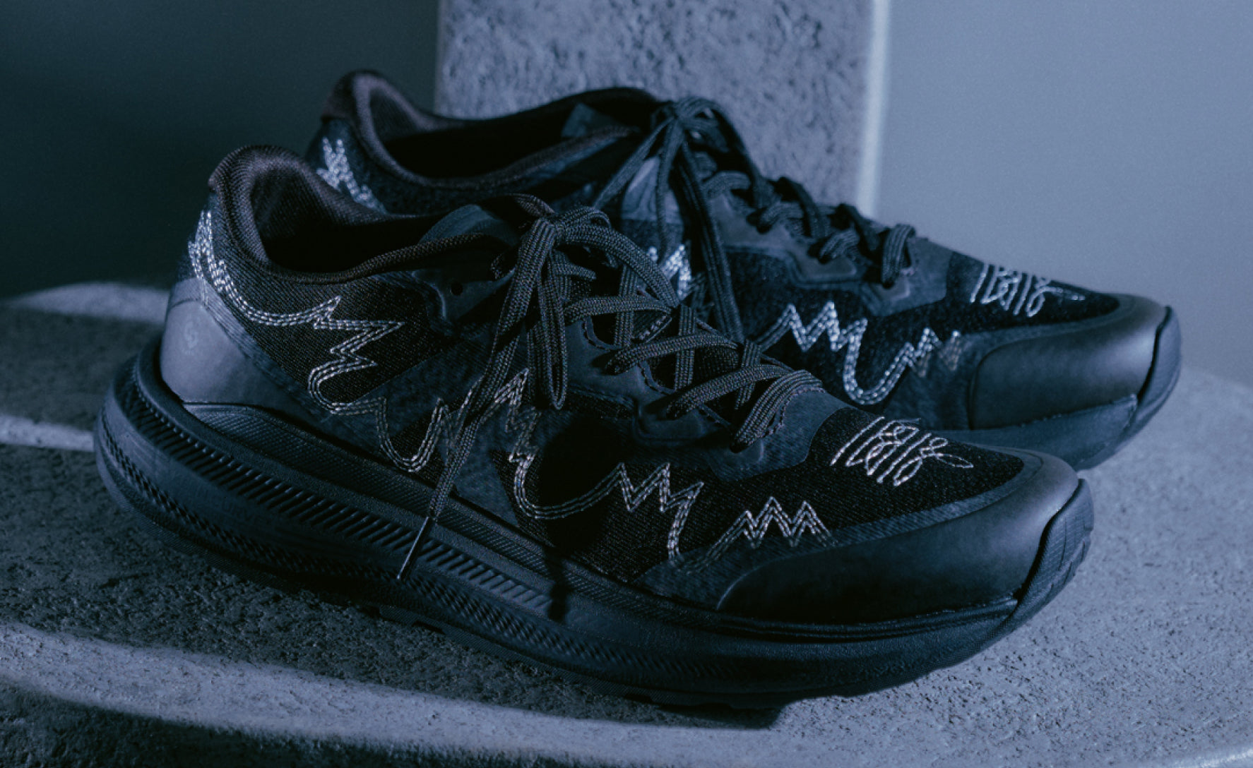 Men's WK500 Walking Shoe x Engineered Garments | Black/Black - Image 7