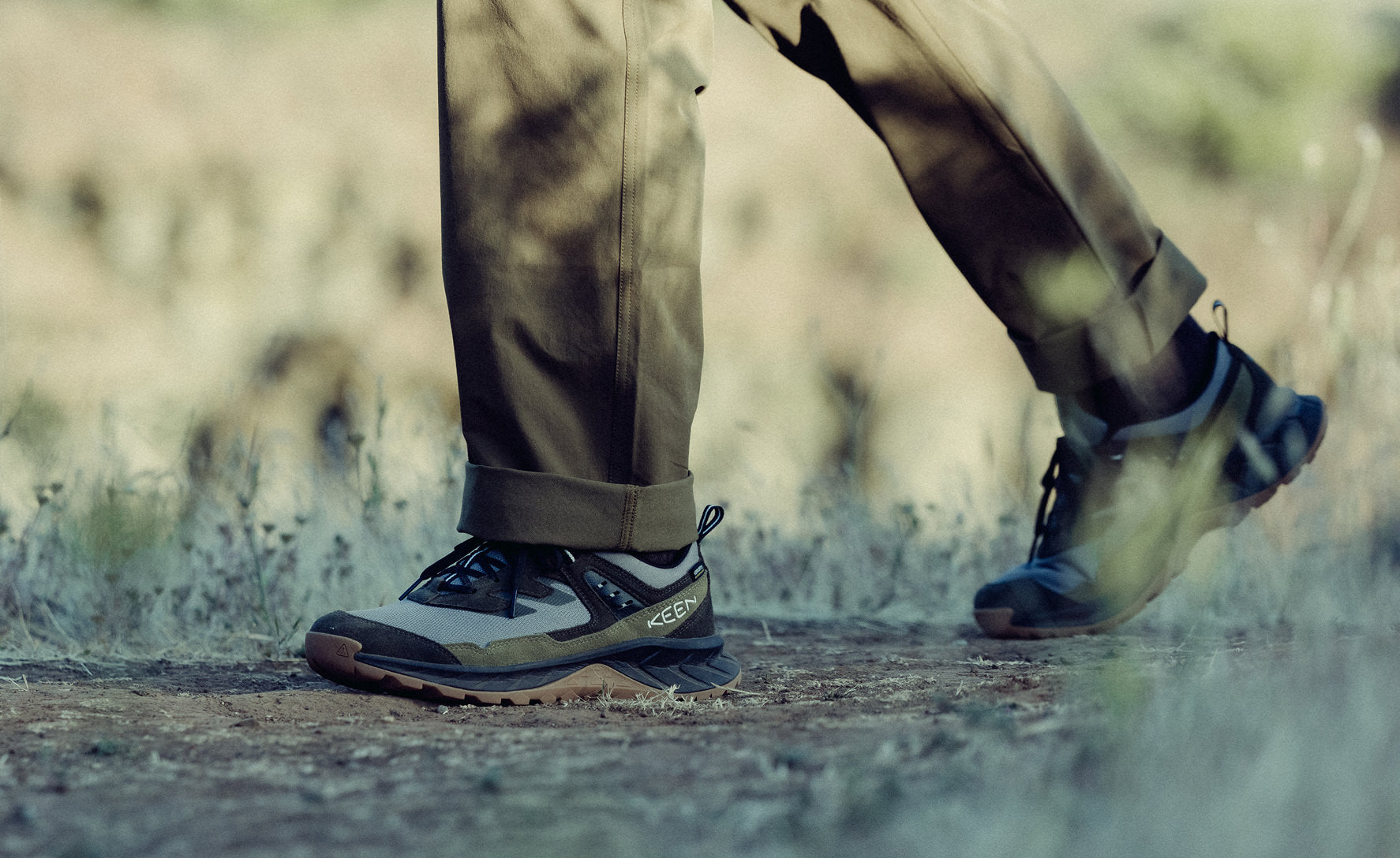 Men's Hightrail Waterproof Hiking Shoe | Steel Grey/Forest Night - Image 7