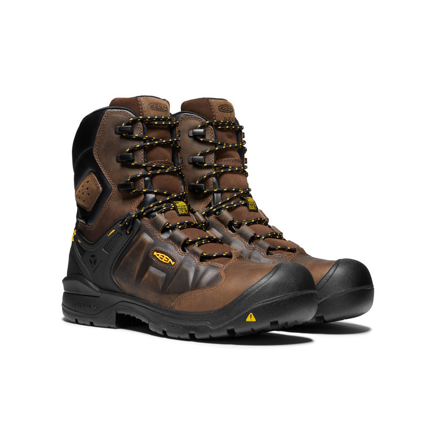 Men's Dover 8 Insulated Waterproof Boot (Carbon Toe) | Dark Earth/Black - Image 2