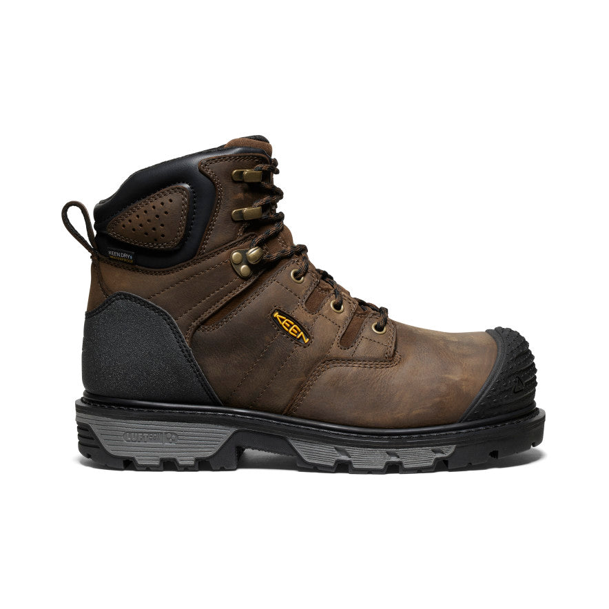 Men's CSA Camden 6 Waterproof Boot (Carbon Toe) | Dark Earth/Black