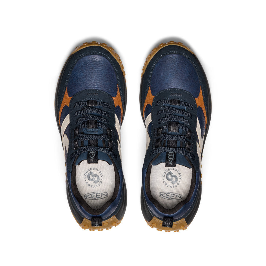 Women's KS86 Leather Sneaker | Sky Captain/Birch - Image 4