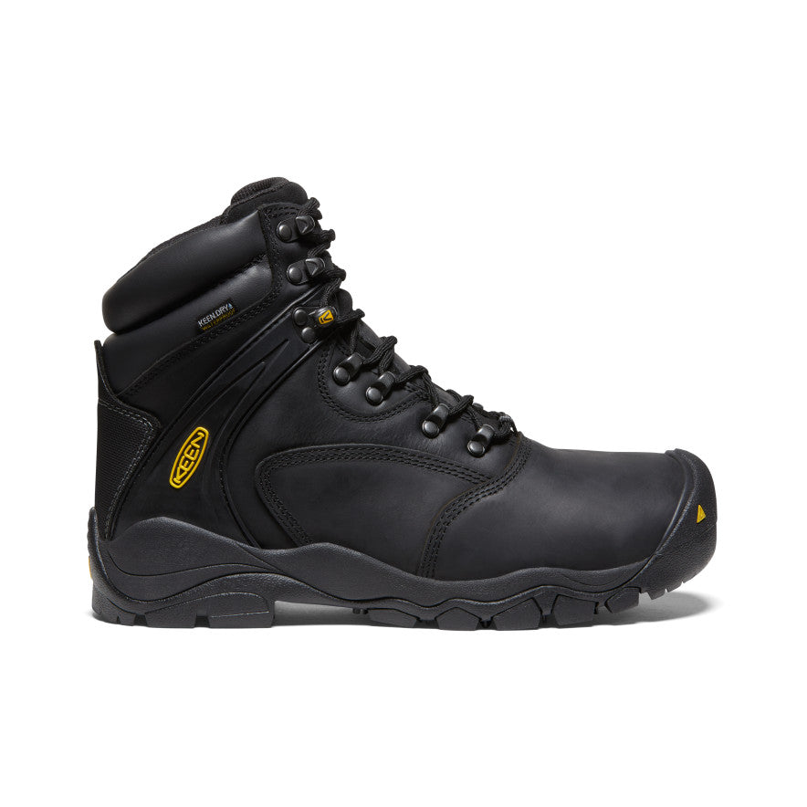 Men's Louisville 6 Waterproof Boot (Steel Toe) | Black