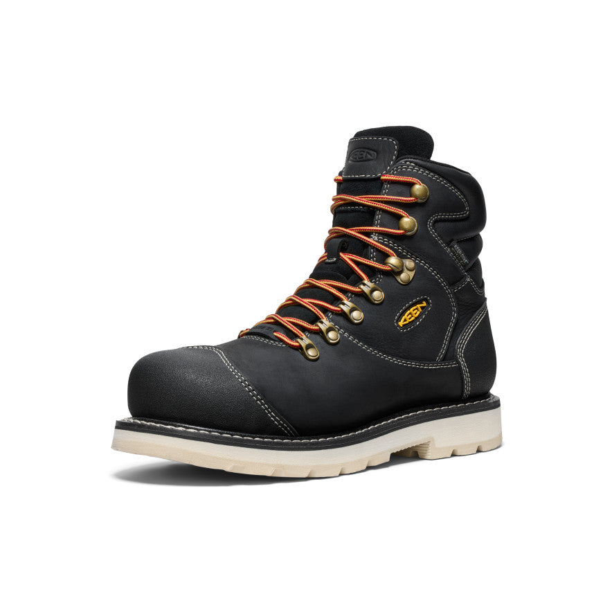 Men's Cincinnati+ 6 Waterproof 90° Heel Boot (Carbon Toe) | Black/Sandshell - Image 3