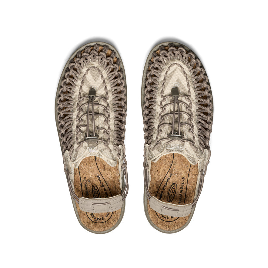 All Gender UNEEK II Convertible Canvas Sneaker | Brindle/Natural - Image 4