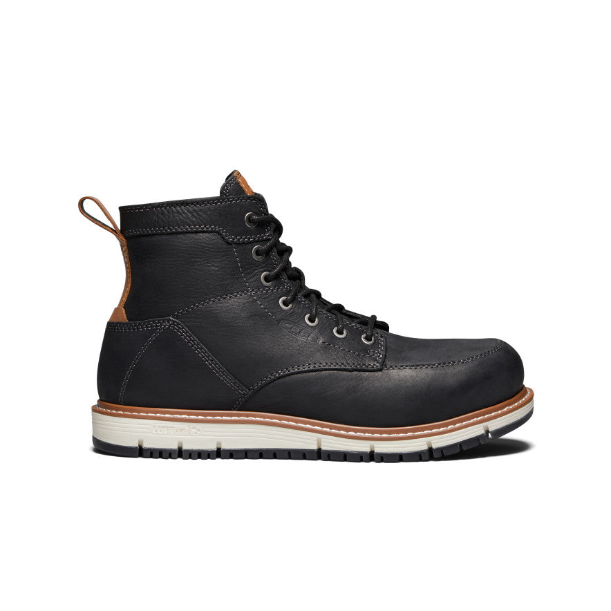 Men's San Jose 6 Boot (Aluminum Toe) | Black/Caramel Cafe