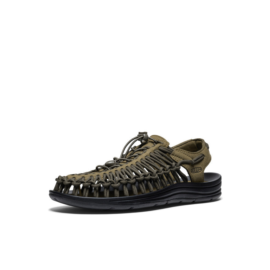 Men's UNEEK Sneaker | Dark Olive/Black - Image 3