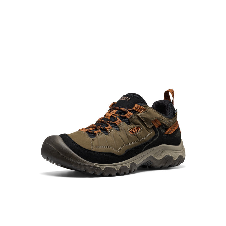 Men's Targhee IV Wide Waterproof Hiking Shoe | Sea Turtle/Roasted Pecan - Image 3