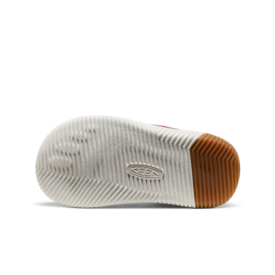 Little Kids' KNX Leather Sneaker | Fig/Star White - Image 6