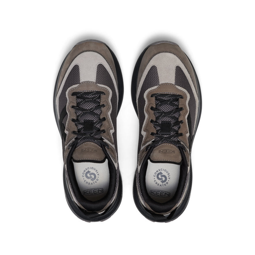 Men's WK500 Leather Walking Shoe | Steel Grey/Black - Image 4