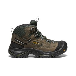 Men's Braddock Waterproof Mid (Steel Toe) | Gargoyle/Forest Night