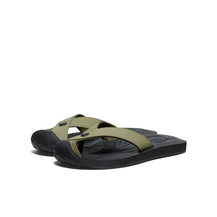 Men's Barbados Flip-Flop | Martini Olive/Black - Image 2