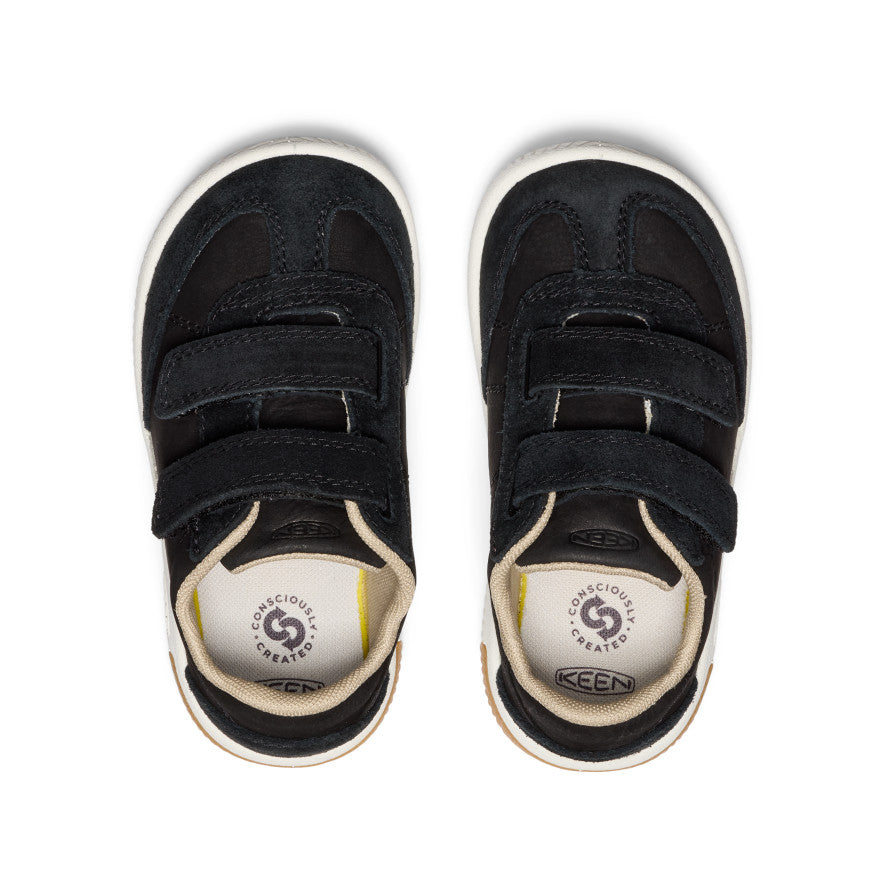 Little Kids' KNX T-Toe Sneaker | Black/Star White - Image 4