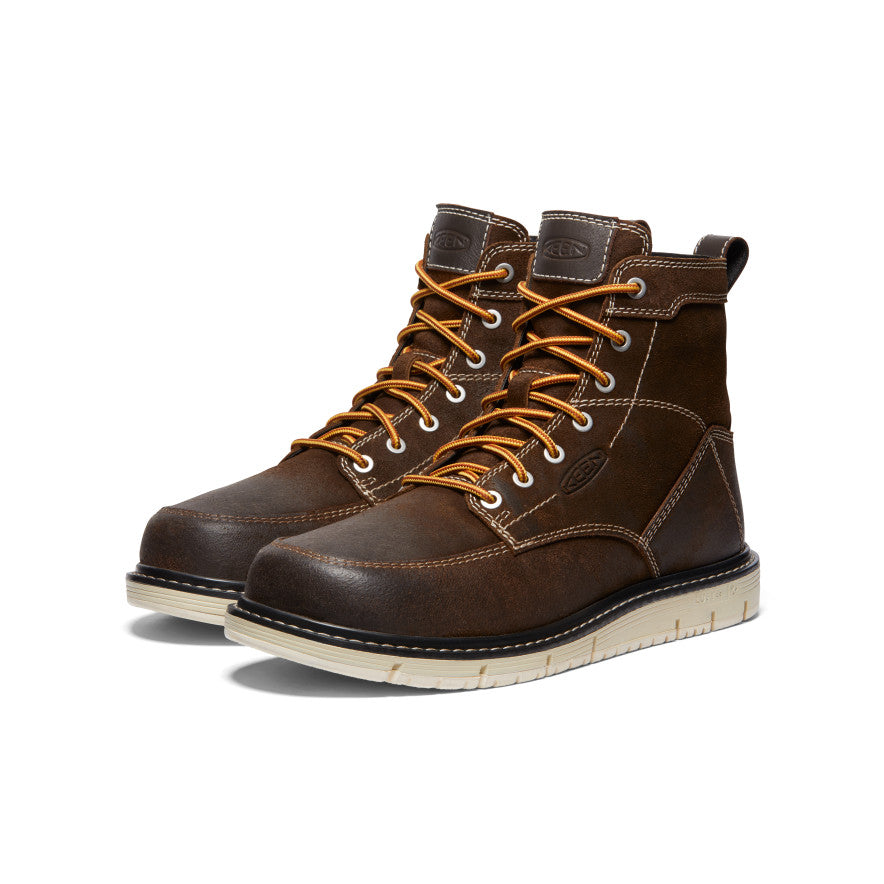 Men's San Jose 6 Boot (Soft Toe) | Coffee Bean/Star White - Image 2