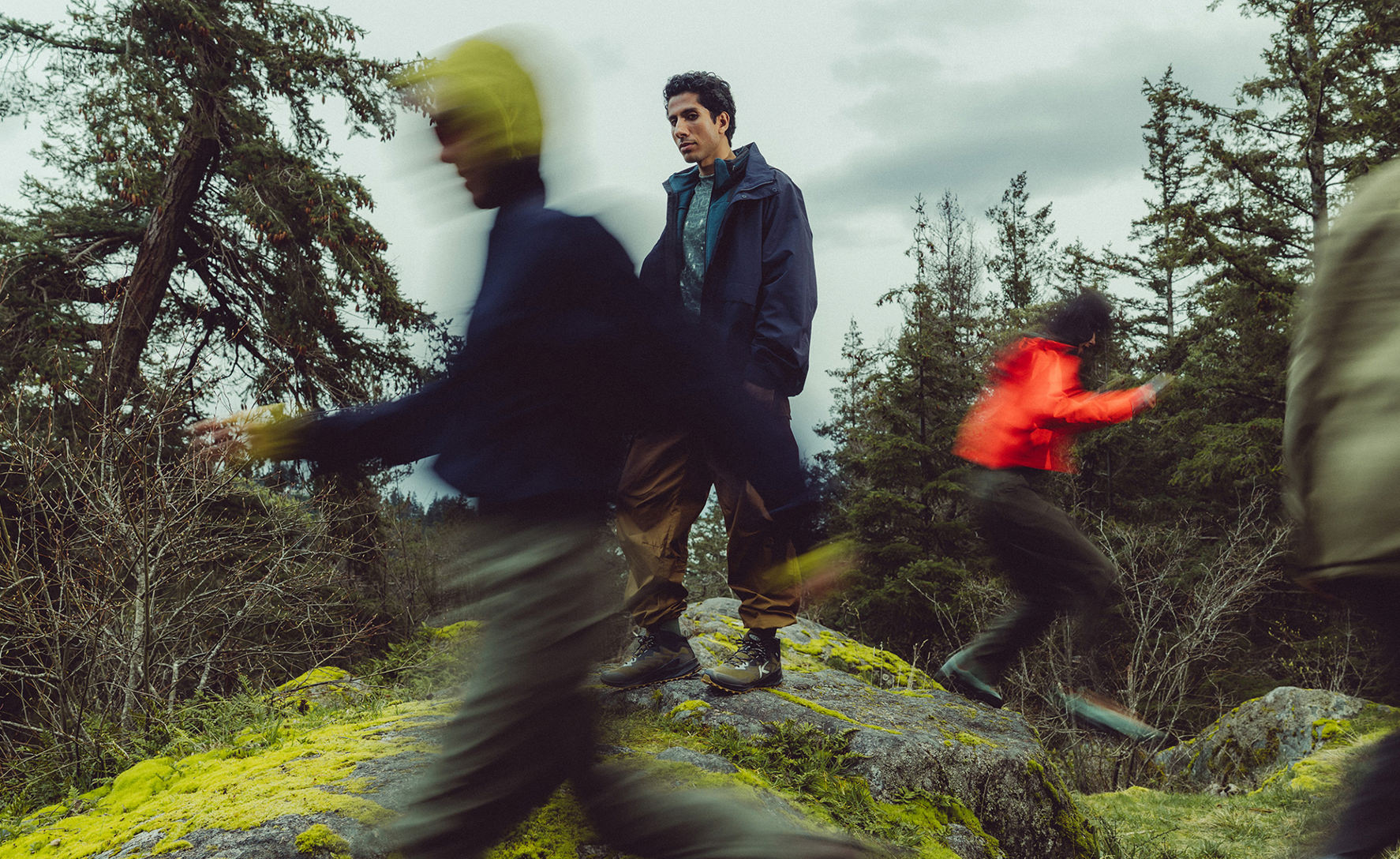 Men's Zionic NXT Waterproof Hiking Boot | Naval Academy/Bright Marigold - Image 7