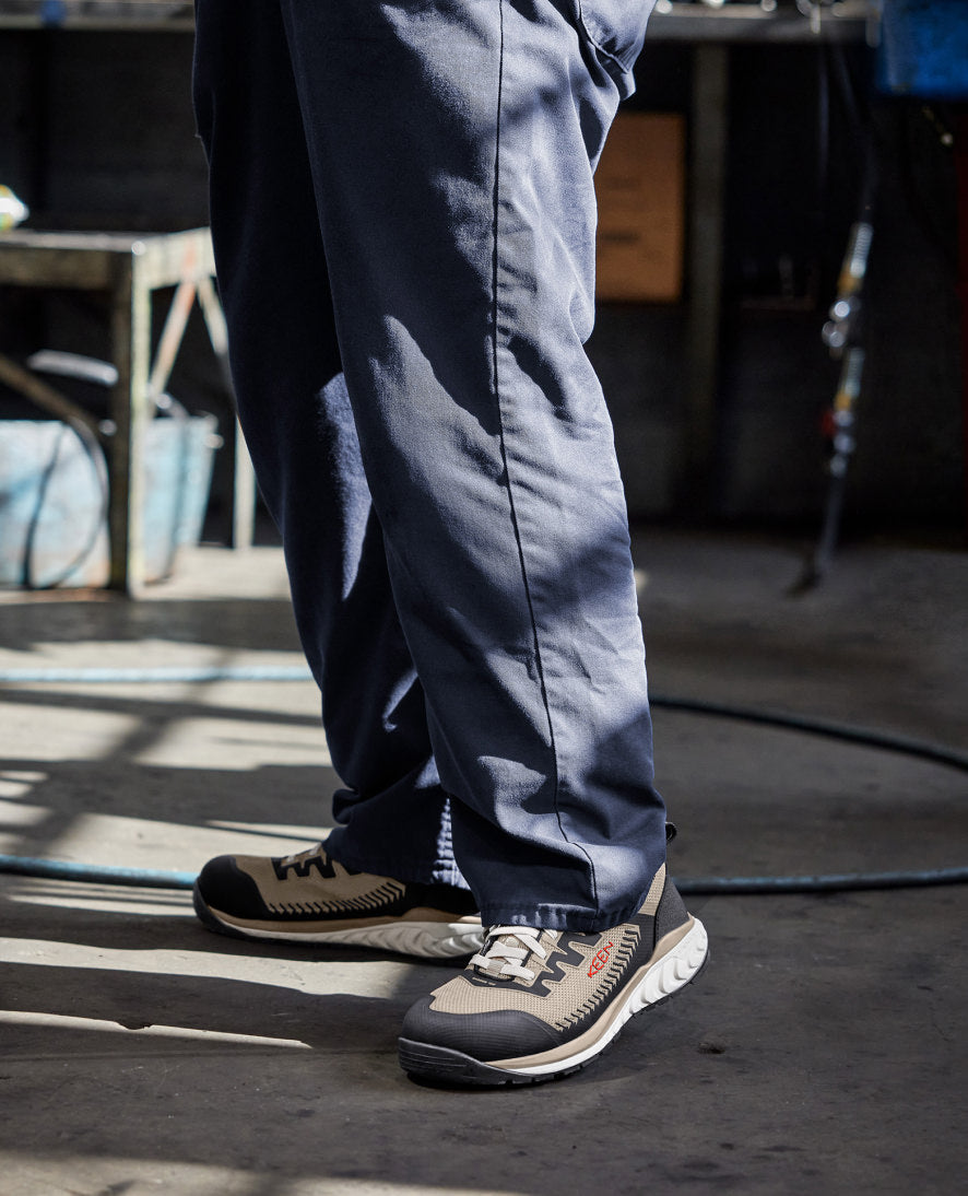 Men's Arvada Work Sneaker (Carbon Toe) | Plaza Taupe/Black - Image 8