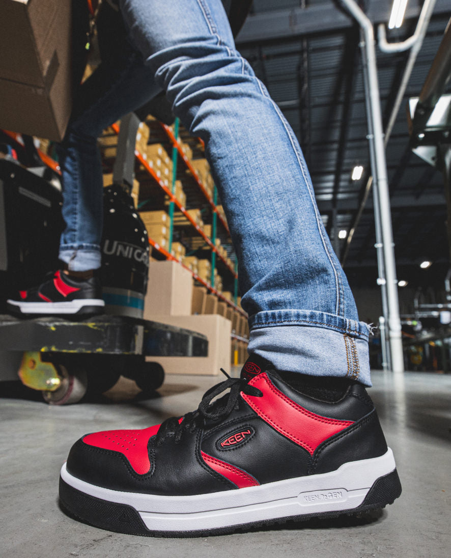 Men's Overton Work Shoe (Carbon Toe) | Golden Spice/Black - Image 9