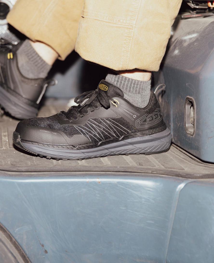 Men's Speedworks Work Sneaker (Carbon Toe) | Red Ochre/Black - Image 8