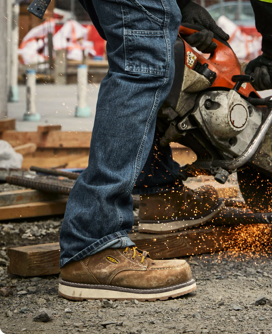 Men's Cincinnati 6 Waterproof Boot (Carbon Toe) | Belgian/Sandshell - Image 6