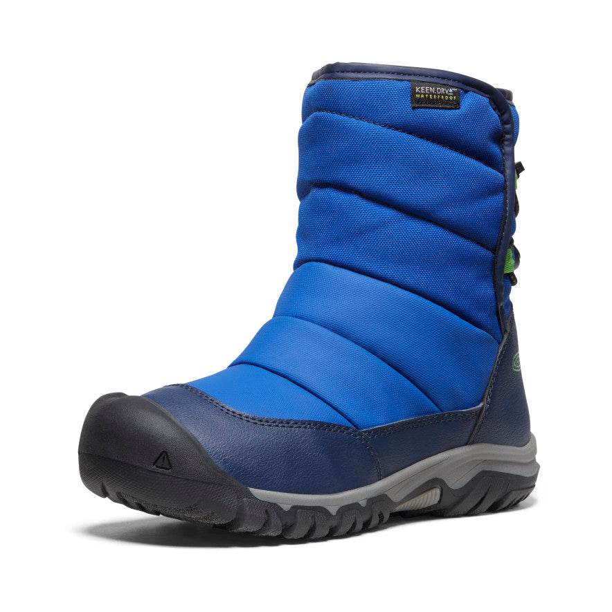 Big Kids' Puffrider Waterproof Winter Boot | Naval Academy/Surf - Image 3