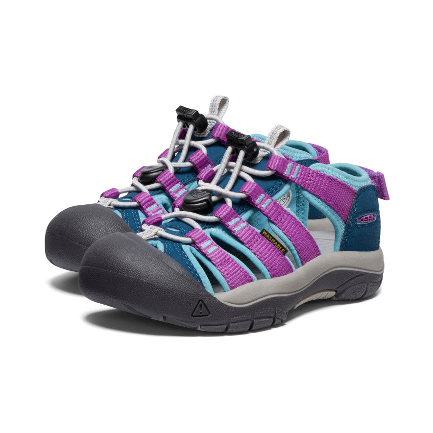 Little Kids' Newport Boundless Sandal | Legion Blue/Willowherb - Image 2