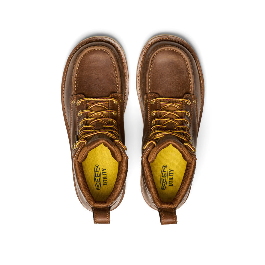 Men's Cincinnati 6 Boot (Soft Toe) x Noon Goons | Leather Brown/Off White - Image 4