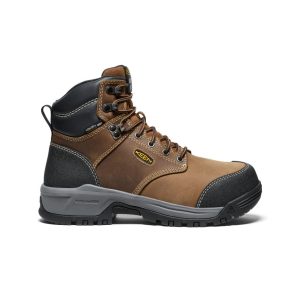 Women's Evanston 6 Waterproof Boot INT MET (Carbon Toe) | Bison/Black