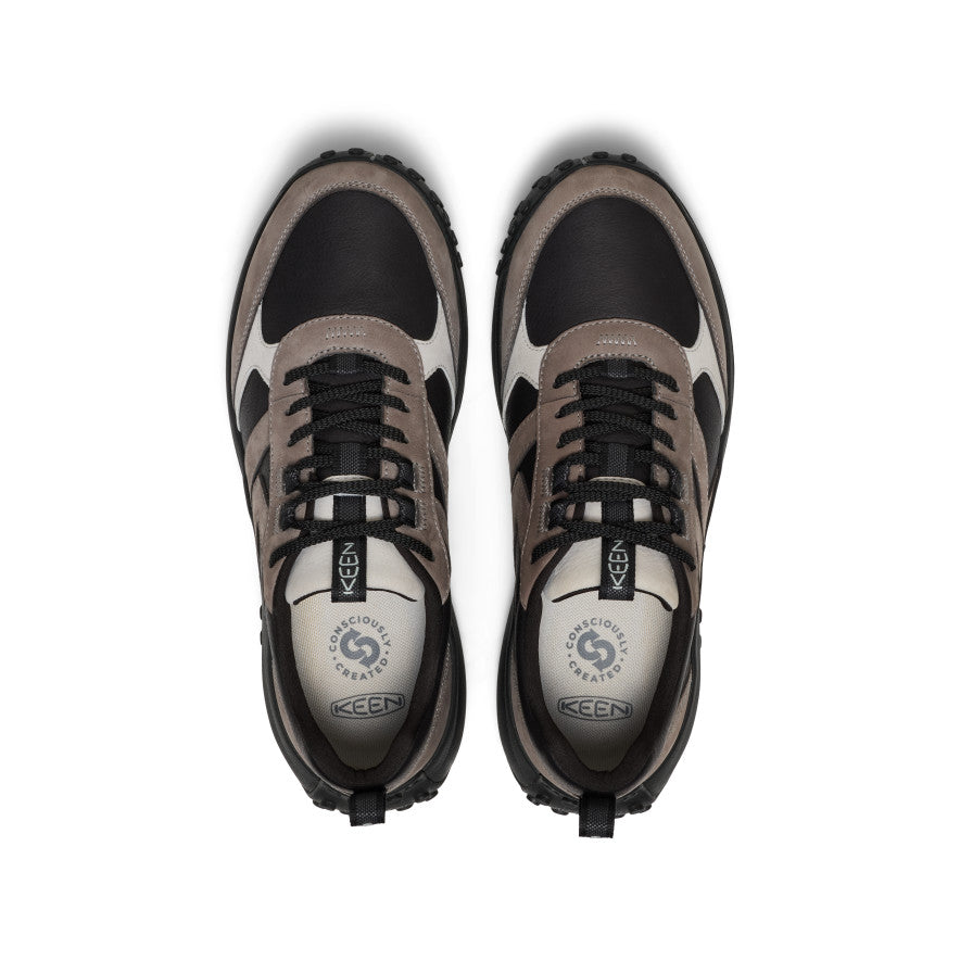 Men's KS86 Leather Sneaker | Black/Steel Grey - Image 4