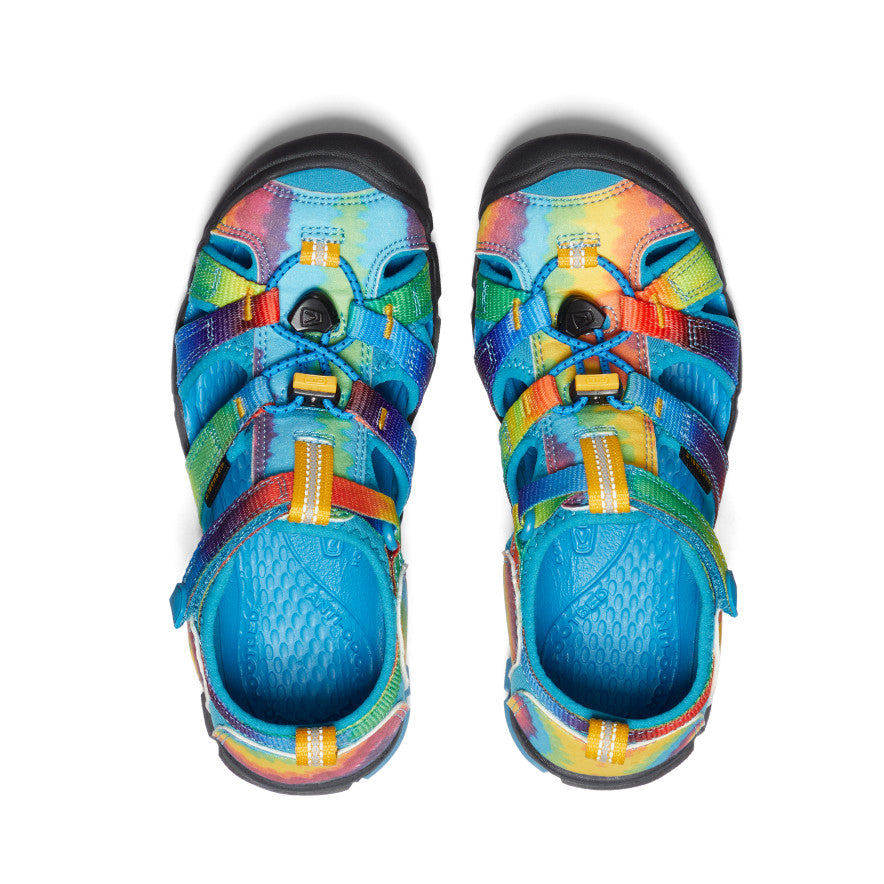 Big Kids' Seacamp II CNX | Vivid Blue/Original Tie Dye - Image 4