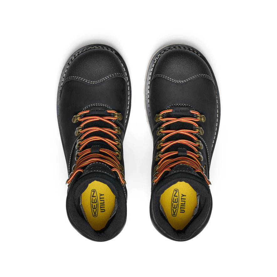 Men's Cincinnati+ 6 Waterproof 90° Heel Boot (Carbon Toe) | Black/Sandshell - Image 4